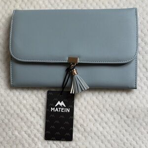 MATEIN Jewelry Travel Organizer - Light Blue